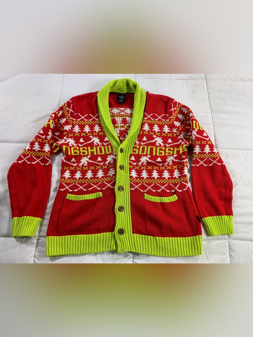 Pre loved GONGSHOW Christmas sweater mens size M
